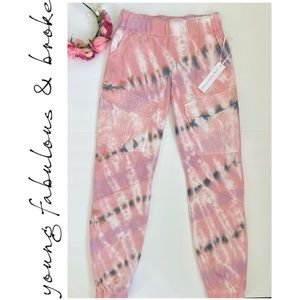 YFB Pink Pastel Jogger Track Pants